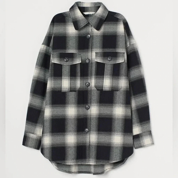 H&M Cotton Flannel Shirt - Picture 1 of 8